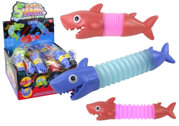 Shark Stretching Anti-stress Lysande LED Pop Tube
