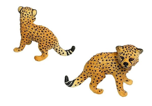 Gepard Pedagogiska figurer Vilda djur 4 stycken Savannah