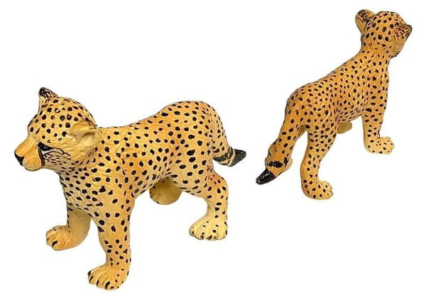 Gepard Pedagogiska figurer Vilda djur 4 stycken Savannah