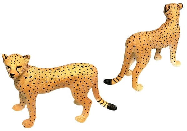 Gepard Pedagogiska figurer Vilda djur 4 stycken Savannah