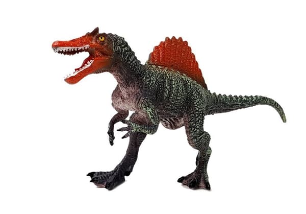 Uppsättning av dinosauriefigurer Spinosaurus, Triceratops
