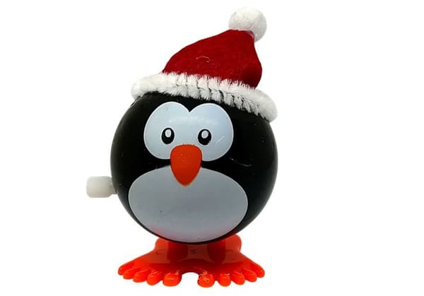 Sæt med Wind-Up julelegetøj 12 stykker Penguin Rensdyr Snemand Julemanden