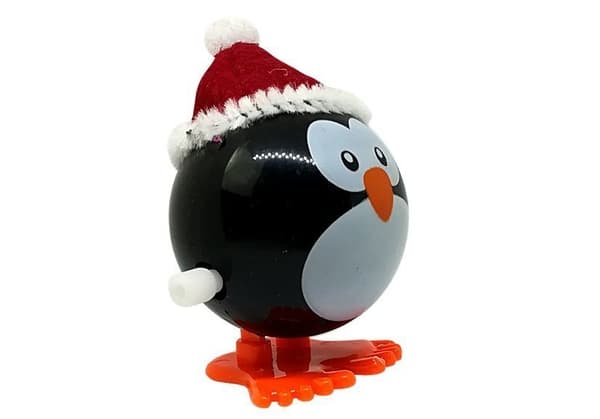 Sæt med Wind-Up julelegetøj 12 stykker Penguin Rensdyr Snemand Julemanden