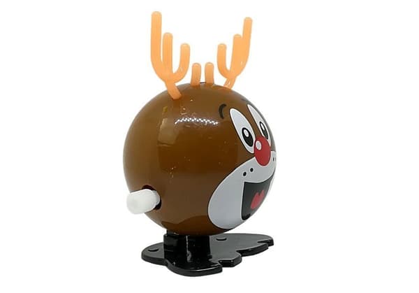 Sæt med Wind-Up julelegetøj 12 stykker Penguin Rensdyr Snemand Julemanden