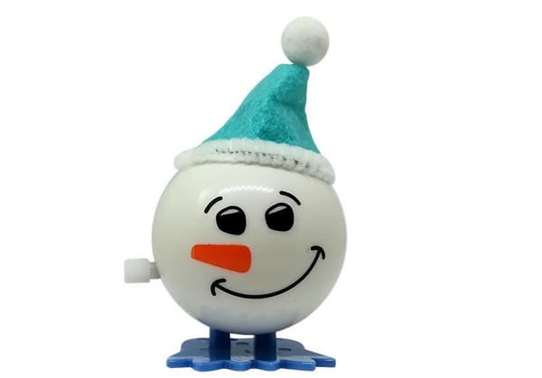Sæt med Wind-Up julelegetøj 12 stykker Penguin Rensdyr Snemand Julemanden