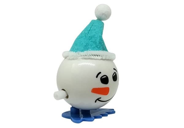 Sæt med Wind-Up julelegetøj 12 stykker Penguin Rensdyr Snemand Julemanden