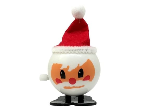 Sæt med Wind-Up julelegetøj 12 stykker Penguin Rensdyr Snemand Julemanden