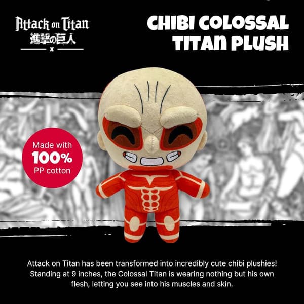 Youtooz Kolossal Titan Chibi 23 Attack On Titan Attack On Titan Bamse