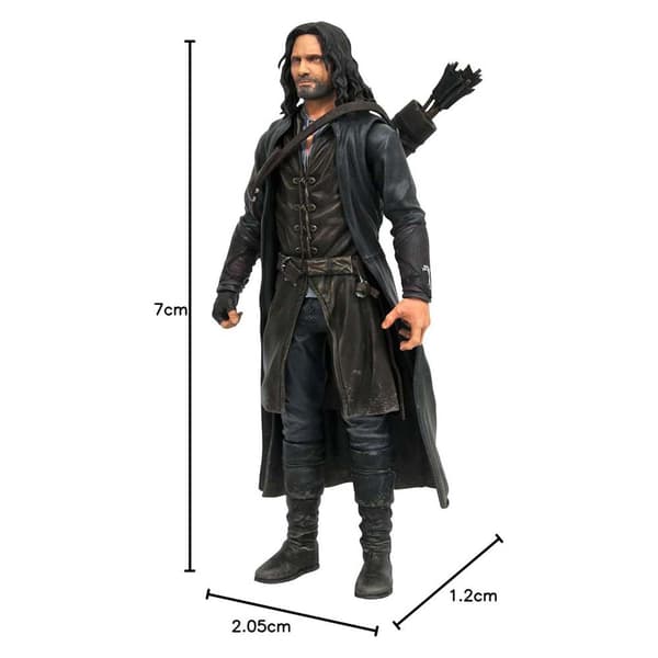 Diamond Select Taru Sormusten Herrasta-hahmo Aragorn 18 Cm