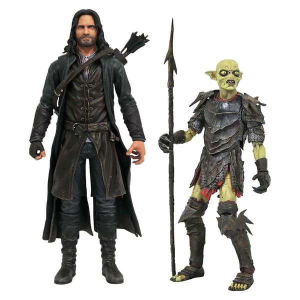 Diamond Select Taru Sormusten Herrasta-hahmo Aragorn 18 Cm