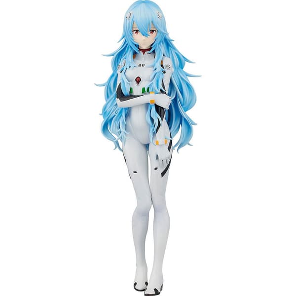 Good Smile Company Xl Rei Ayanami: Langt Hår Ver. Pvc Pop Up 38 Cm Evangelion Statue