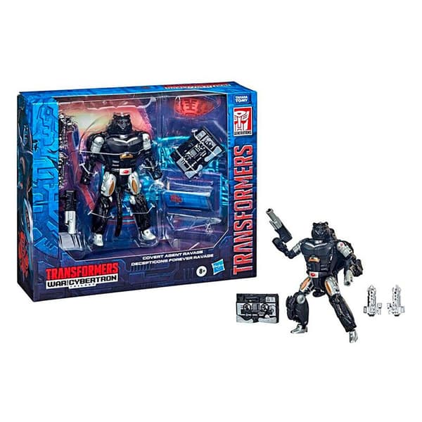 Transformers Hemlig Agent Ravage Krig Från Cybertron 15 Cm Svart
