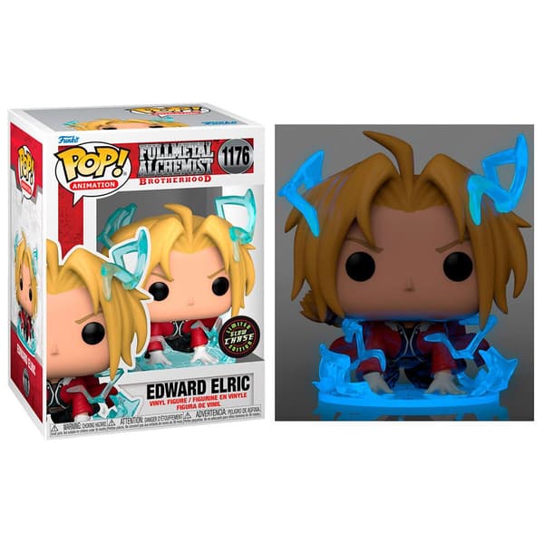 Funko Assorteret Chase Figur Pop Full Metal Alchemist Edward Elric Flerfarvet