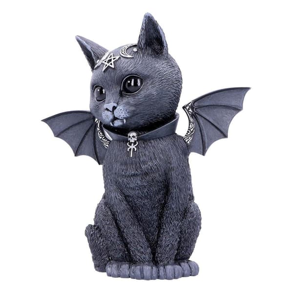 Nemesis Now Figur Malpuss Cult Cuties 24 Cm Grå