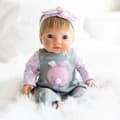 Pikkukuva 4 / 11: Tiny Treasures  Baby Doll in Pink Bunny Outfit 44cm