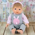 Pikkukuva 1 / 11: Tiny Treasures  Baby Doll in Pink Bunny Outfit 44cm