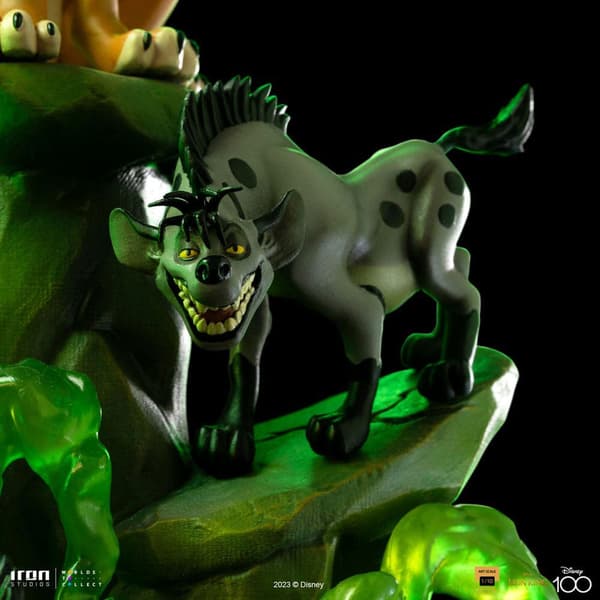 Iron Studios Løvernes Konge Statue Art Scale Deluxe 1/10 Scar Deluxe 31 Cm