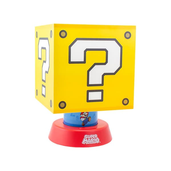 Nintendo Merchandising Frågetecken Block Ikon Lampa Super Mario Flerfärgad
