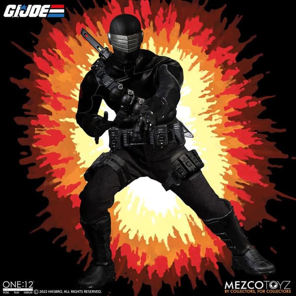 Mezco Toys Figur 1/12 Snake Eyes Deluxe Edition 17 Cm Gi Joe