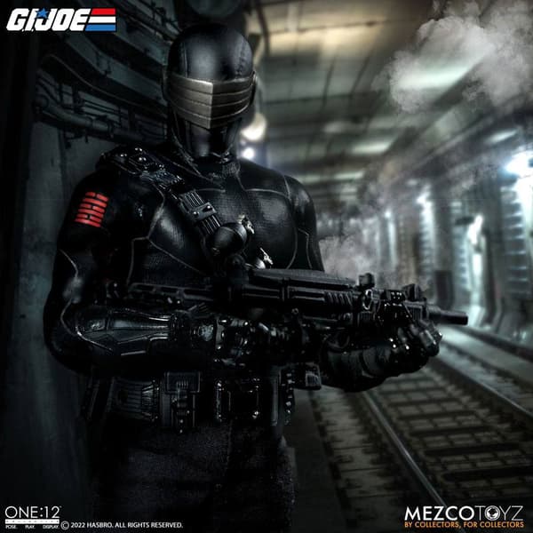 Mezco Toys Figur 1/12 Snake Eyes Deluxe Edition 17 Cm Gi Joe