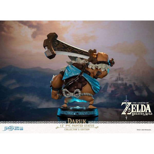 First 4 Figures Legenden Om Zelda-statuen Pvc Daruk Standard Edition 29 Cm Brun