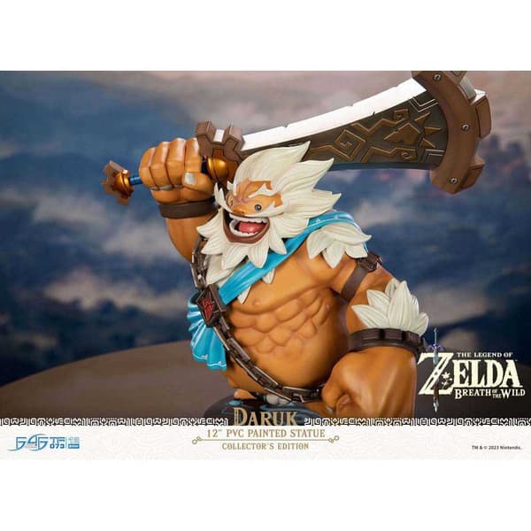 First 4 Figures Legenden Om Zelda-statuen Pvc Daruk Standard Edition 29 Cm Brun