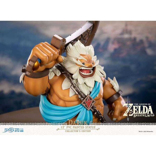 First 4 Figures Legenden Om Zelda-statuen Pvc Daruk Standard Edition 29 Cm Brun