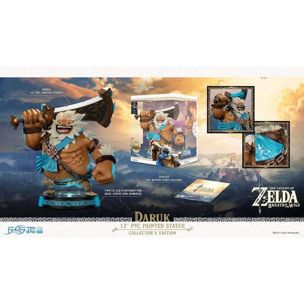 First 4 Figures Legenden Om Zelda-statuen Pvc Daruk Standard Edition 29 Cm Brun