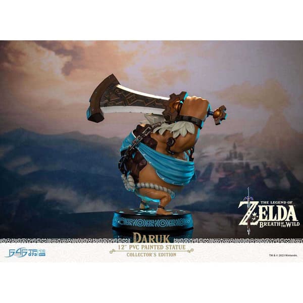 First 4 Figures Legenden Om Zelda-statuen Pvc Daruk Standard Edition 29 Cm Brun