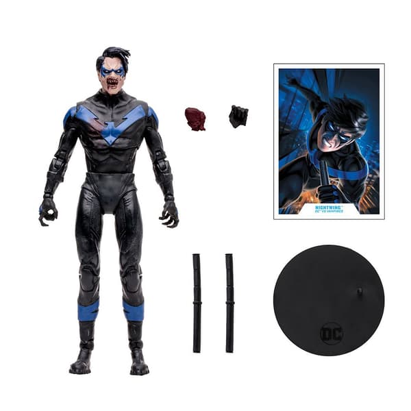 Mcfarlane Toys Figur Dc Multiverse Action Nightwing (dc Vs Vampires) (gold Label) 18 Cm