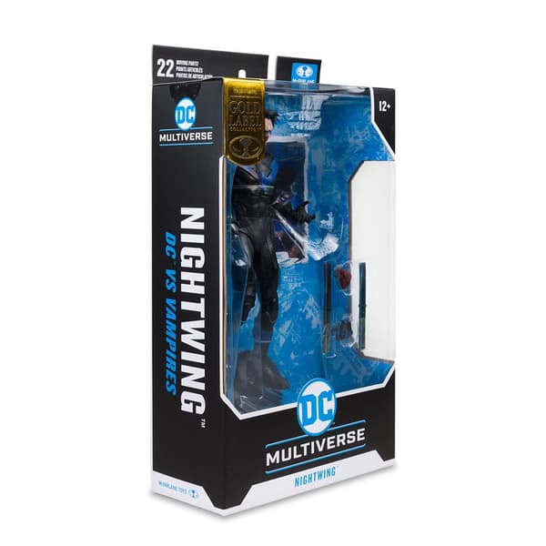 Mcfarlane Toys Figur Dc Multiverse Action Nightwing (dc Vs Vampires) (gold Label) 18 Cm