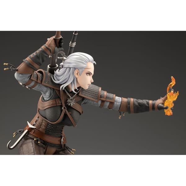 Kotobukiya Heksestatuen Pvc 1/7 Geralt 23 Cm