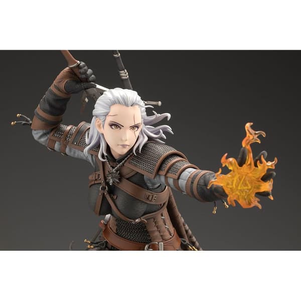 Kotobukiya Heksestatuen Pvc 1/7 Geralt 23 Cm