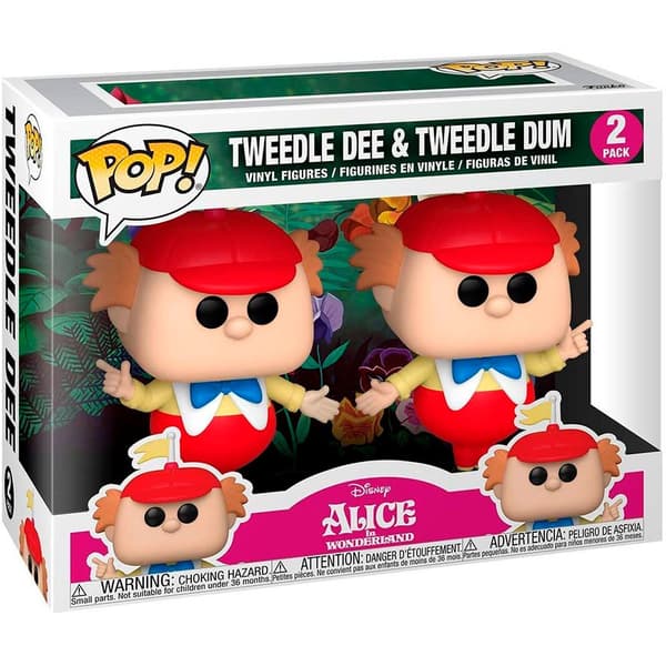 Funko Figur Pop Disney Alice In The Wonderland Tweedle Dee And Tweedle Dum Rosa