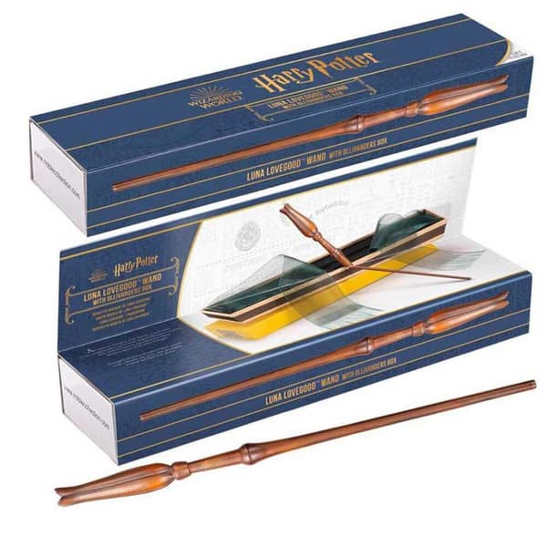 Noble Collection Lovedood Weasley Luna 35 Centimeter Harry Krukmakare Trollstav Kopia