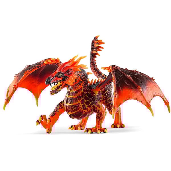 Schleich Lava Drake Eldrador Creatures Röd,Svart