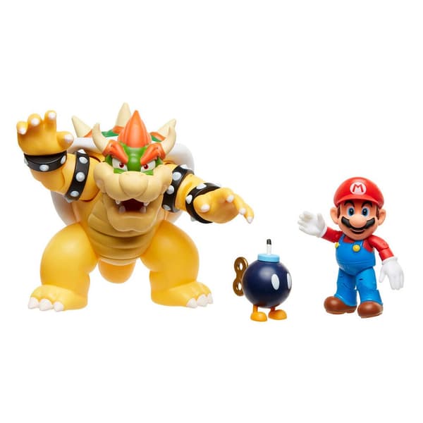 Jakks Pacific Super Mario Bros Mario Vs Bowser Flerfarvet