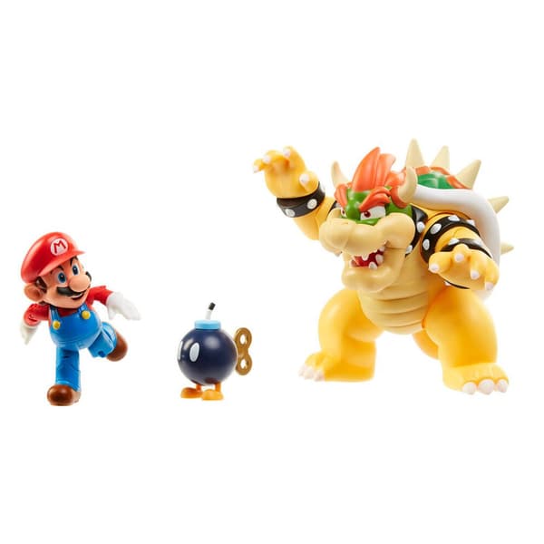 Jakks Pacific Super Mario Bros Mario Vs Bowser Flerfarvet