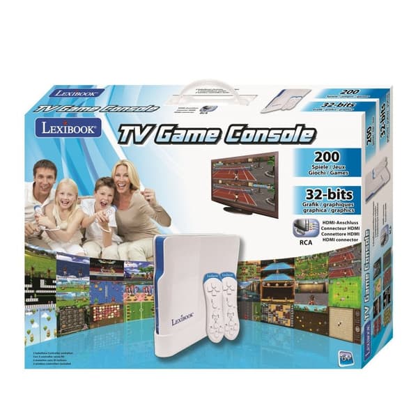 Lexibook Pelien Retrokonsoli Tv Hdmi Plug N´ Play Motion 200 Monivärinen