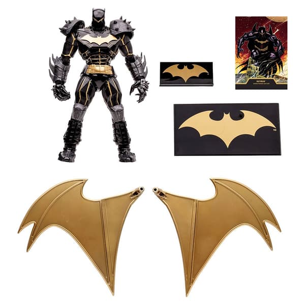 Mcfarlane Toys Guld Etikett Dc Multiverse Batman Hellbat Knightmare 18 Centimeter Figur