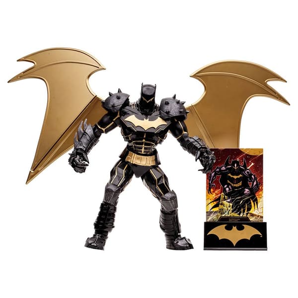 Mcfarlane Toys Guld Etikett Dc Multiverse Batman Hellbat Knightmare 18 Centimeter Figur