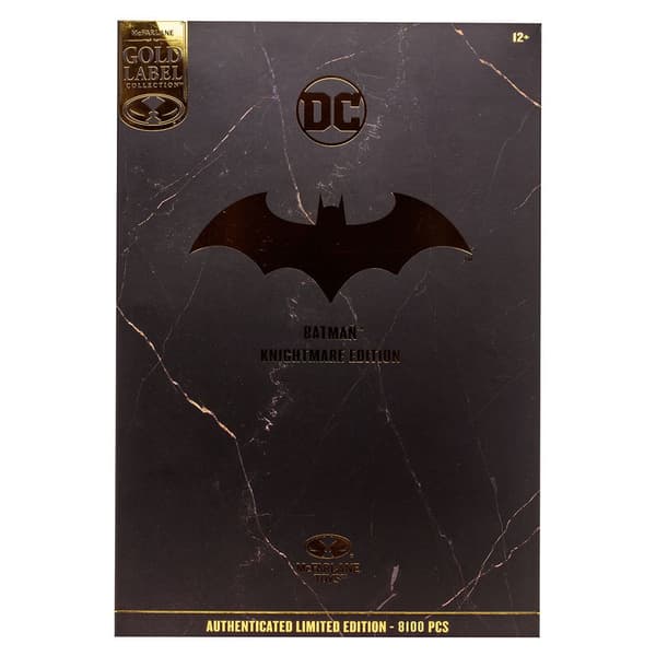 Mcfarlane Toys Guld Etikett Dc Multiverse Batman Hellbat Knightmare 18 Centimeter Figur
