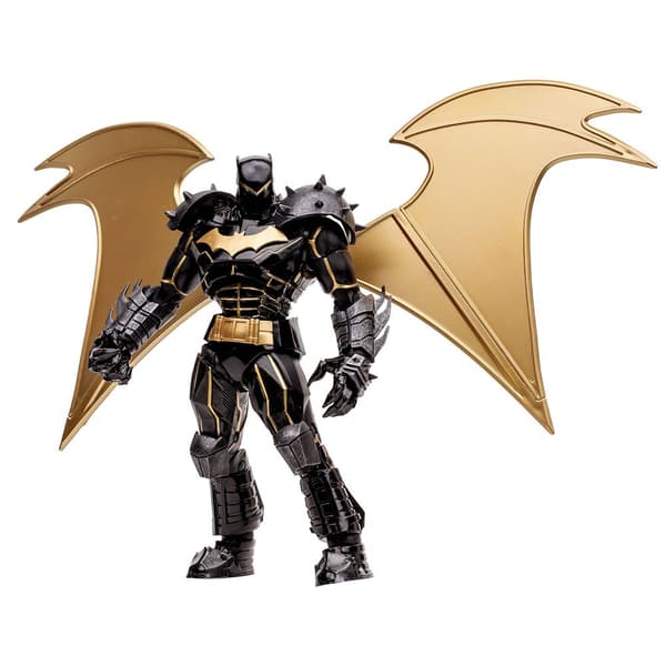 Mcfarlane Toys Guld Etikett Dc Multiverse Batman Hellbat Knightmare 18 Centimeter Figur