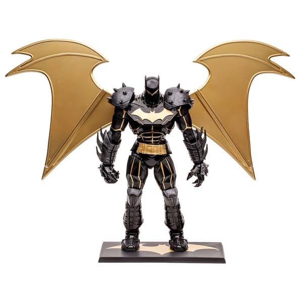 Mcfarlane Toys Guld Etikett Dc Multiverse Batman Hellbat Knightmare 18 Centimeter Figur
