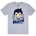 Miniatyrbild 1 av 3: Funko Och Kortärmad T-shirt Dragon Ball Z Vegeta Pop Grå S