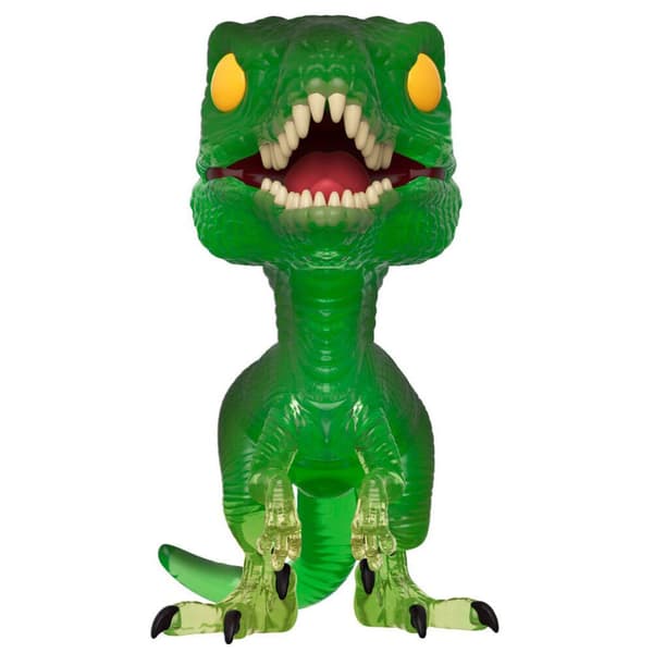 Funko Och Kortärmad T-shirt Exklusiv Jurassic Park Velociraptor Pop Flerfärgad S
