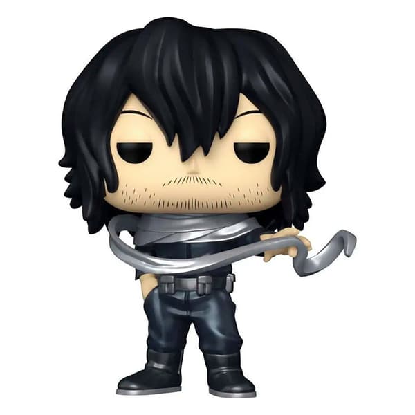 Funko My Hero Academia Pop Och Kortärmad T-shirt Shota Aizawa Svart L