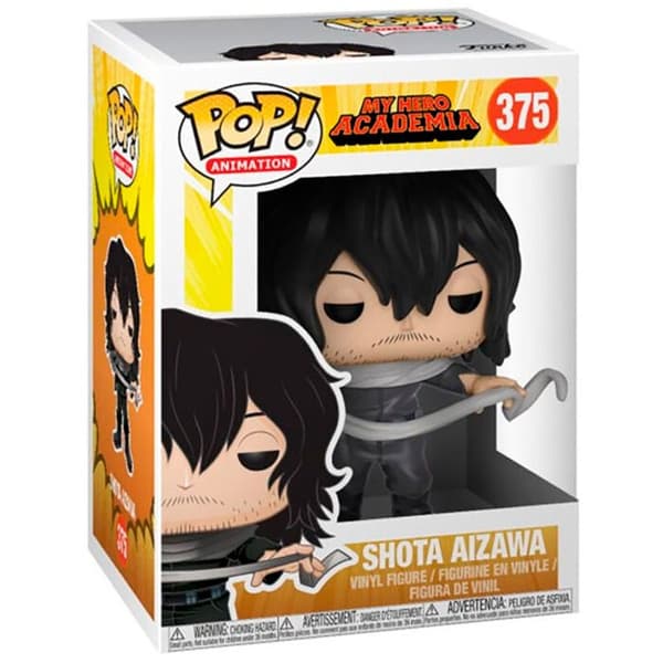 Funko My Hero Academia Pop Och Kortärmad T-shirt Shota Aizawa Svart L