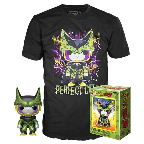 Funko Og Kortærmet T-shirt Dragon Ball Z Perfect Cell Pop Flerfarvet M