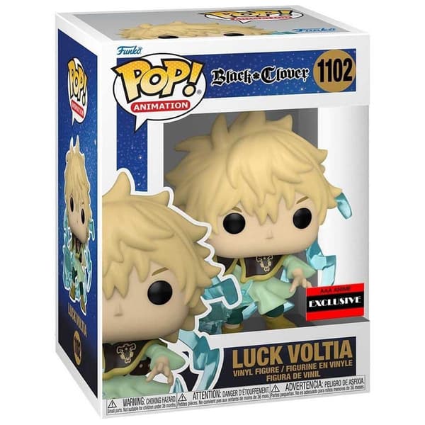 Funko Exclusive Edition Pop Black Clover Luck Voltia Monivärinen
